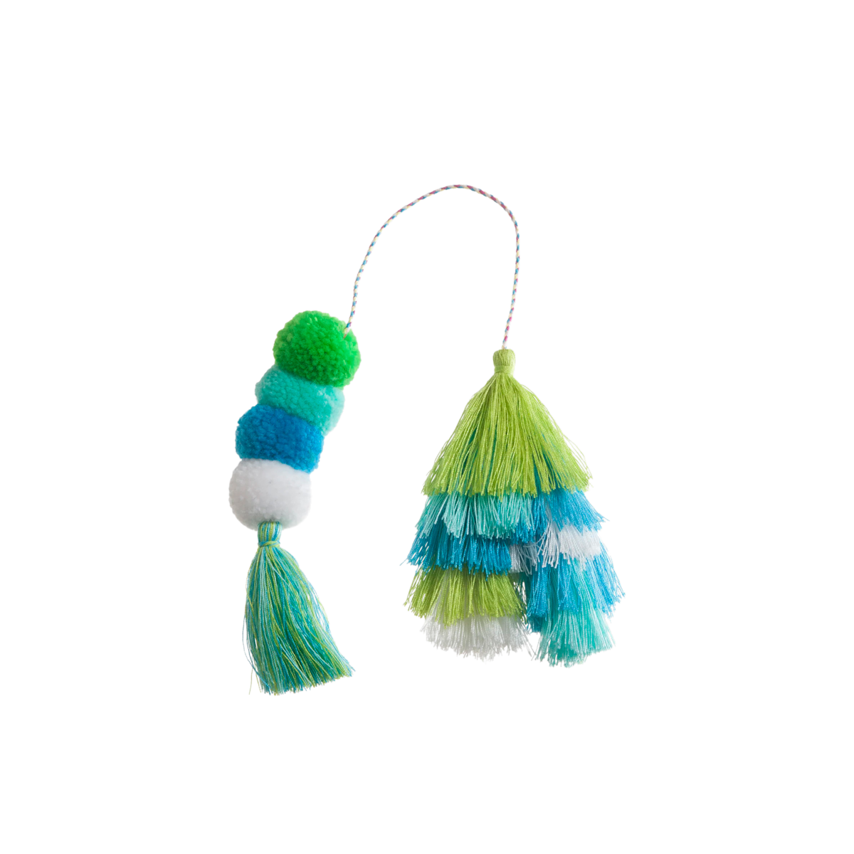 Bauble - Seaweed Double Tassel Y7