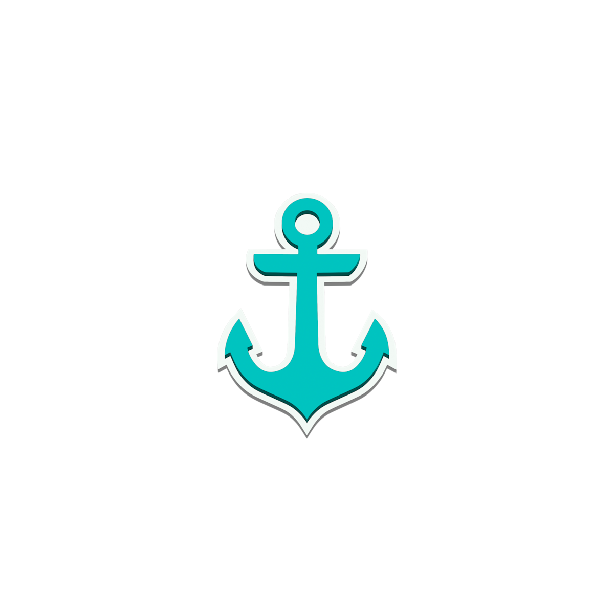 Bit - Turquoise Anchor E6