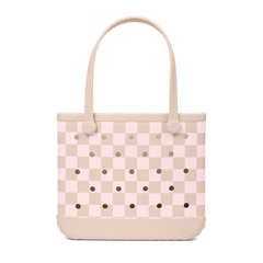Baby - Checkered Linen/ Pink Marshmallow J8