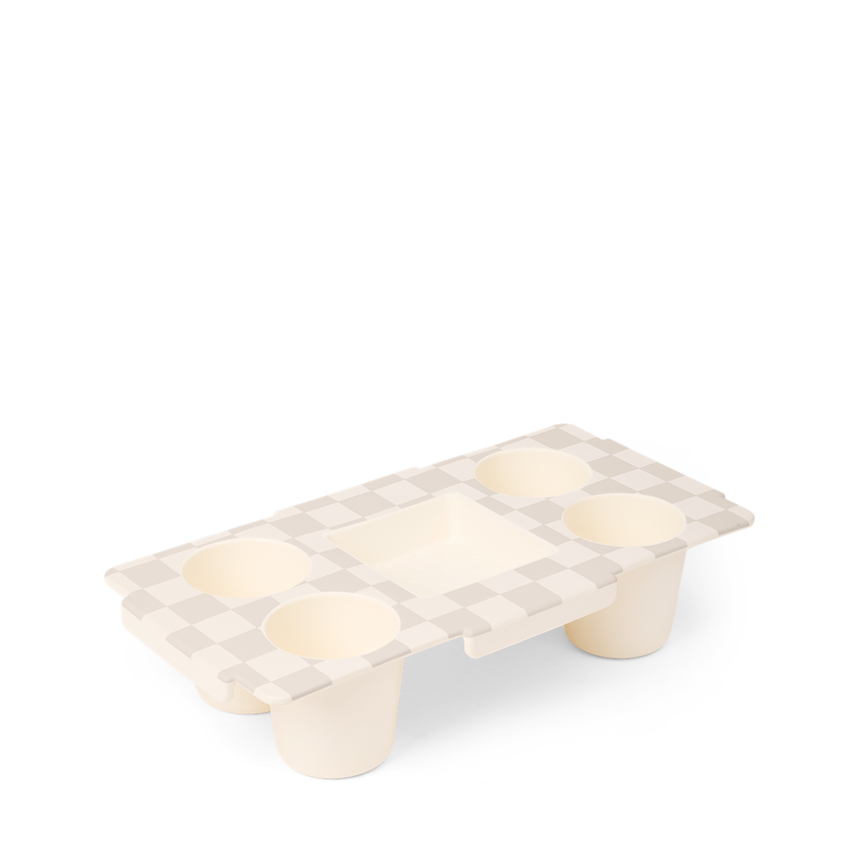 Top o' the to Ya - Checkered Coconut/Mushroom S8