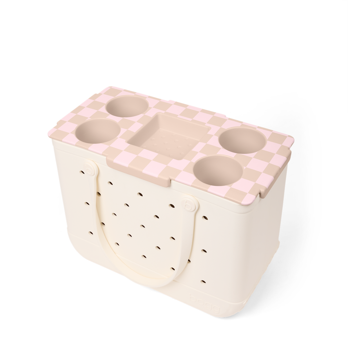 Top o' the to Ya - Checkered Linen/ Pink Marshmallow F8