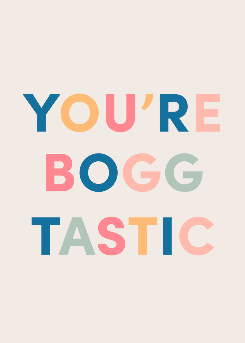 You're Boggtastic Greeting Card V9