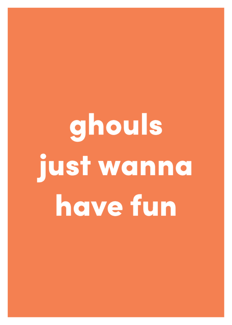 Ghouls Greeting Card H5