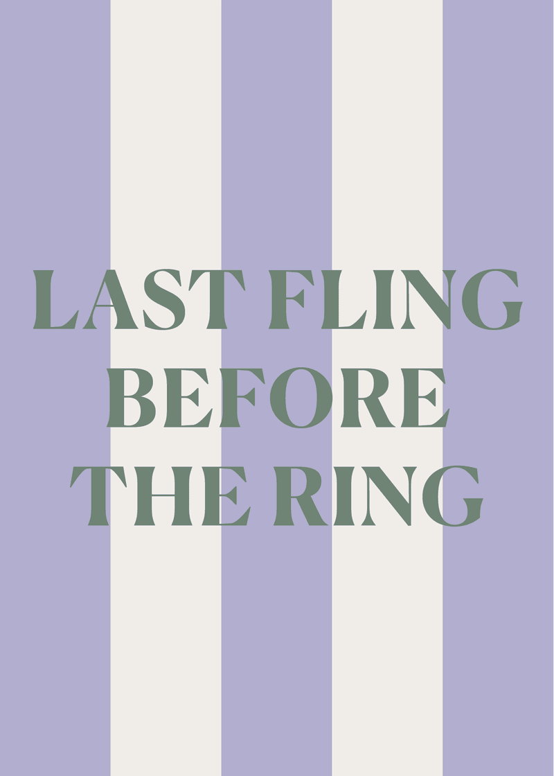 Last Fling Greeting Card L2