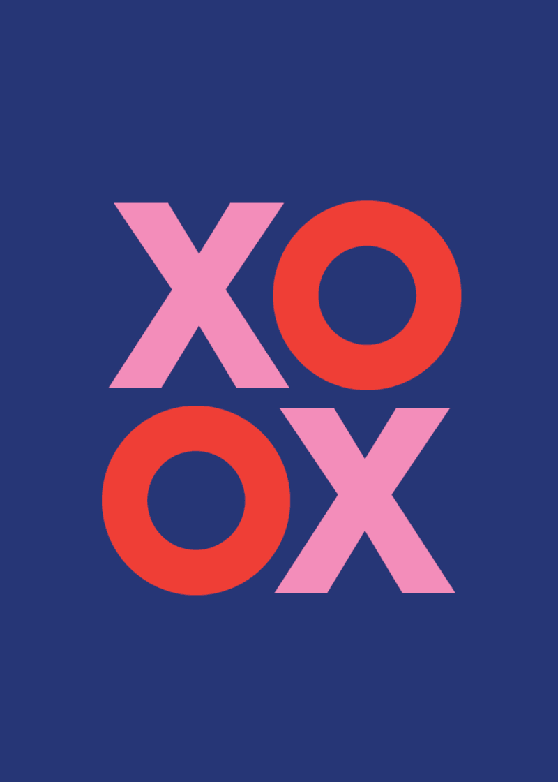 XOXO Greeting Card P3