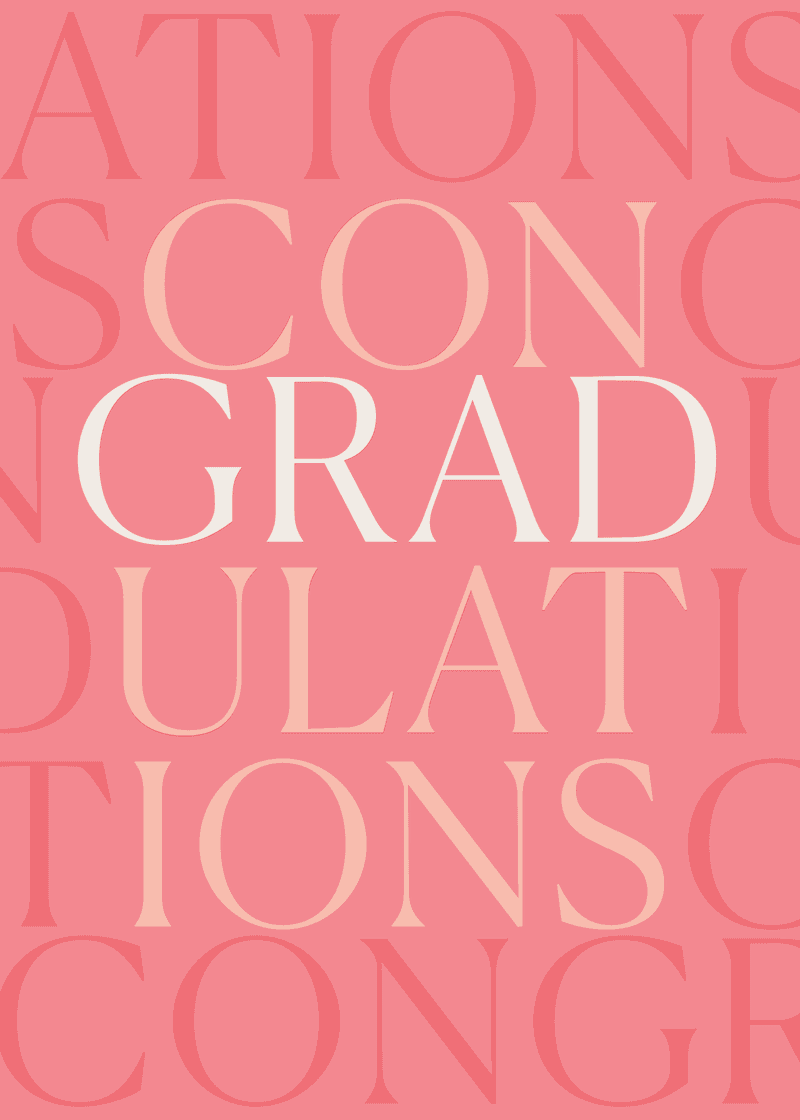 Graduation Congratulations Greeting Card C8