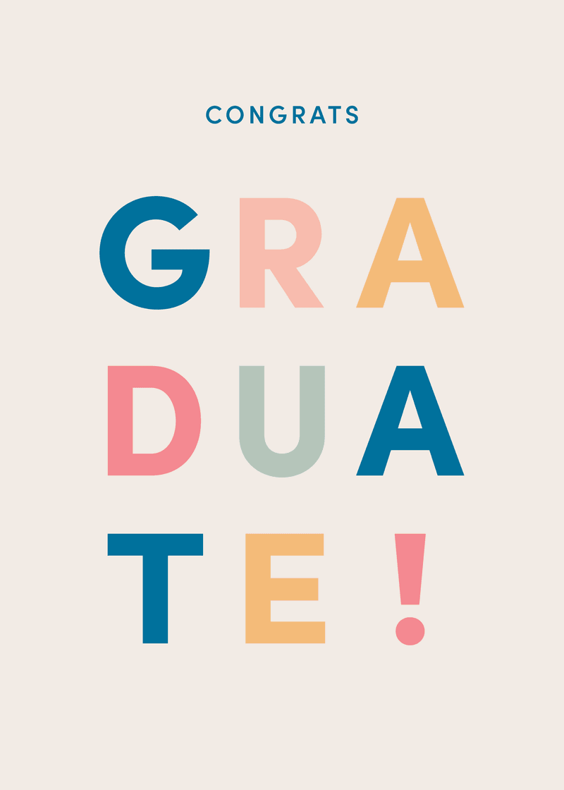 Graduation Graduate Greeting Card C1