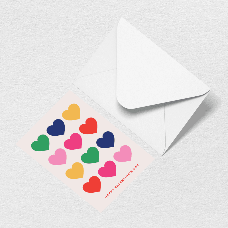 Hearts Greeting Card G4