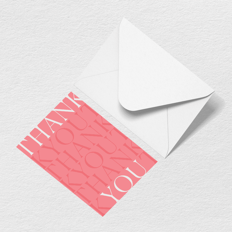 Thank You Greeting Card F9