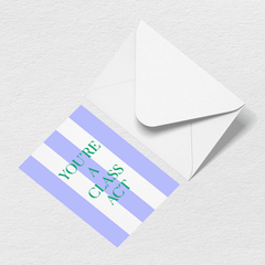 Class Act Greeting Card H1