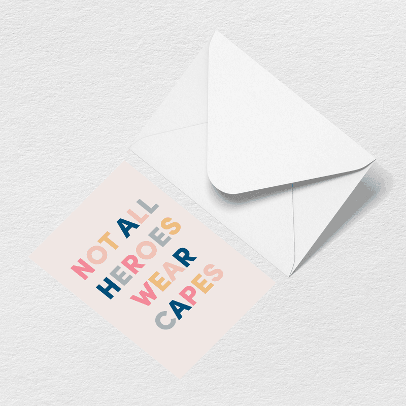 Heroes Greeting Card N1