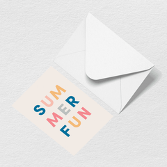 Summer Fun Greeting Card B9