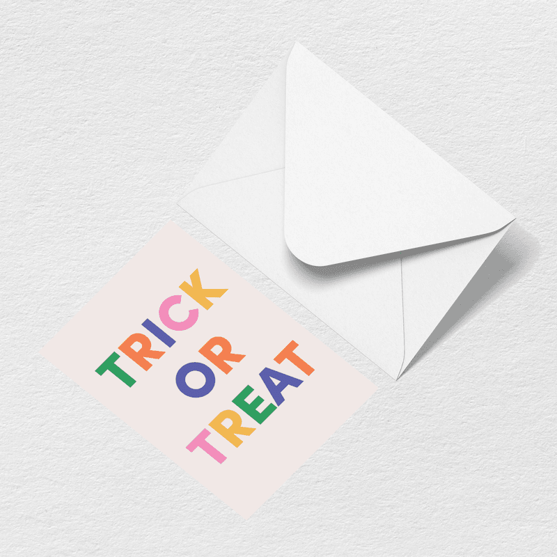 Trick or Treat Greeting Card G5