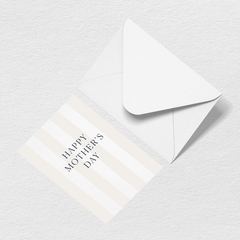 Mother's Day Stripes Greeting Card H2