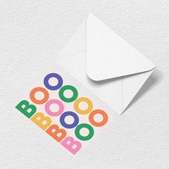 Boo Greeting Card B0