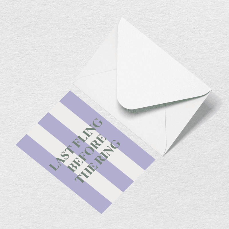 Last Fling Greeting Card L2