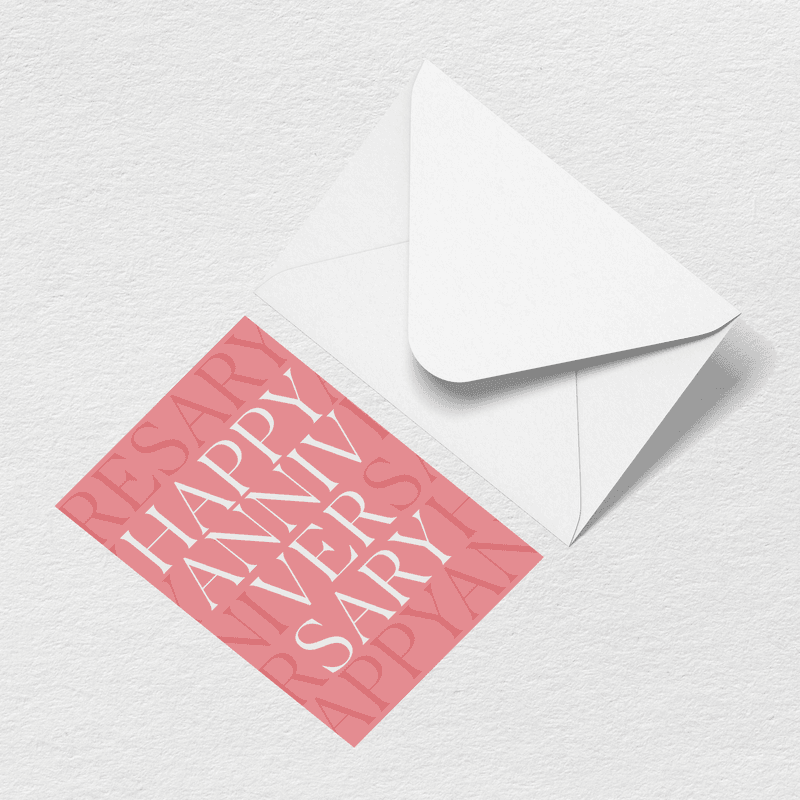 Happy Anniversary Greeting Card E8